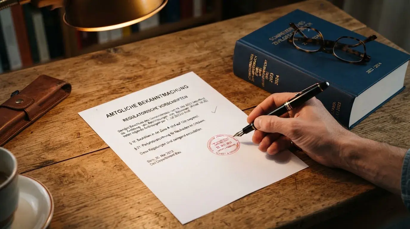 Amtliches Schreiben mit Stempel auf einem Schreibtisch neben einem Gesetzbuch — beste auszahlungsquote online casino