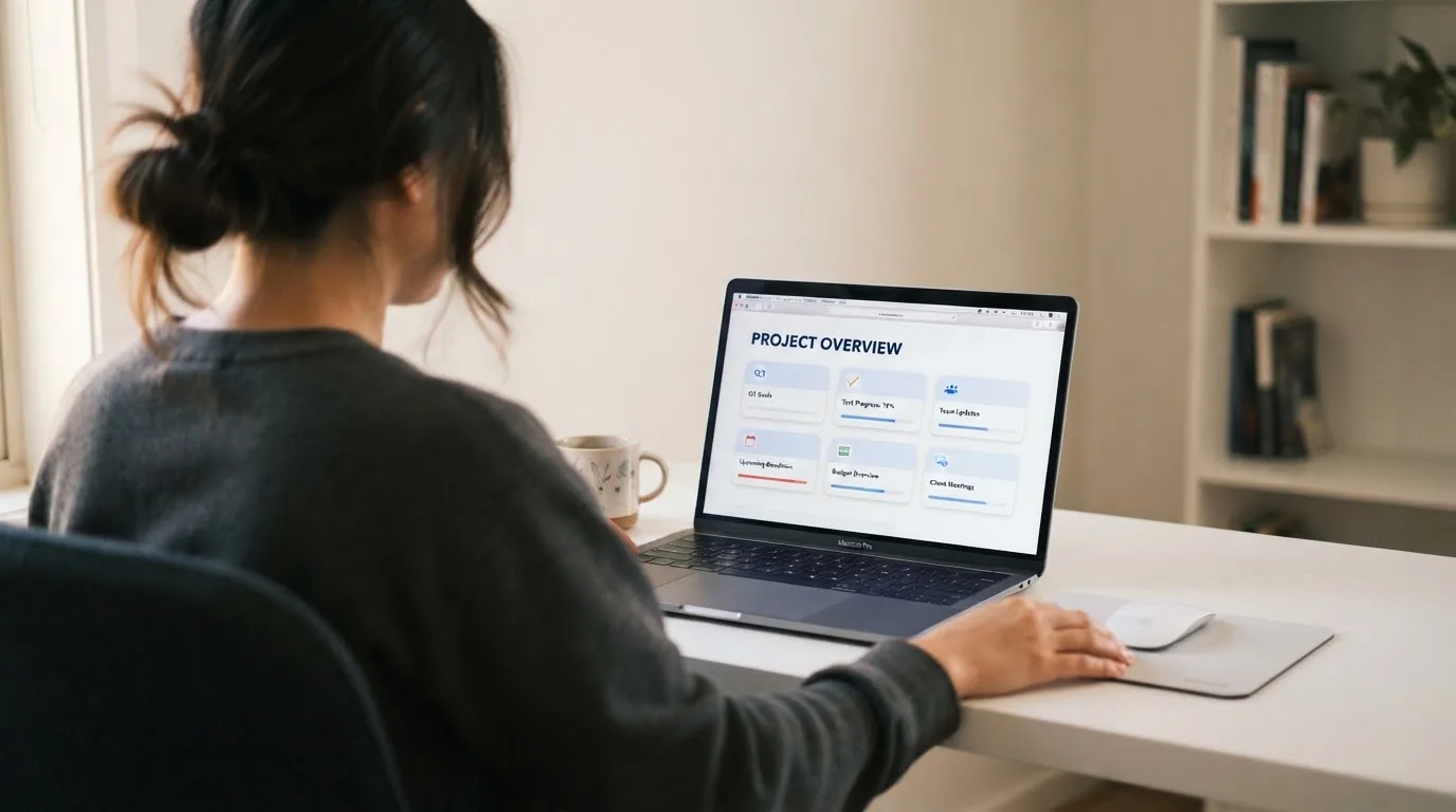 Person am Laptop liest eine Übersichtsseite zu Geldspielen im Internet — binance coin casino vergleich