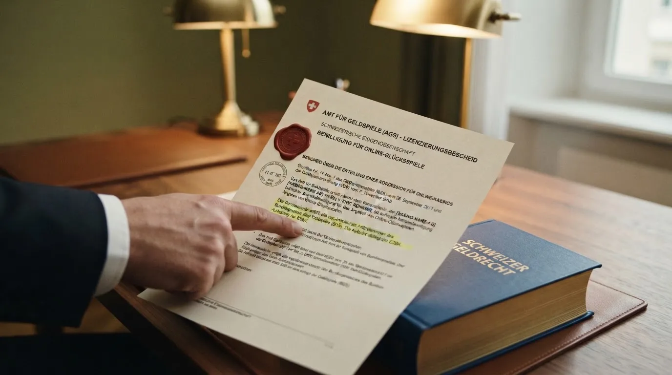 Amtliches Schreiben mit Stempel auf einem Schreibtisch neben einem Gesetzbuch — handy casino echtgeld bonus ohne einzahlung